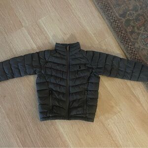 Kids gray Puffer Jacket-Ralph Lauren